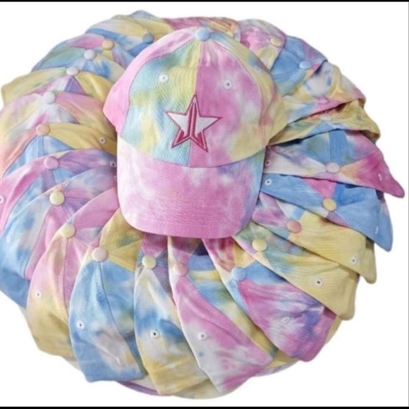 NWOT Jeffree Star  Exclusive Tie Dye Spring Launch Hat - Picture 1 of 4